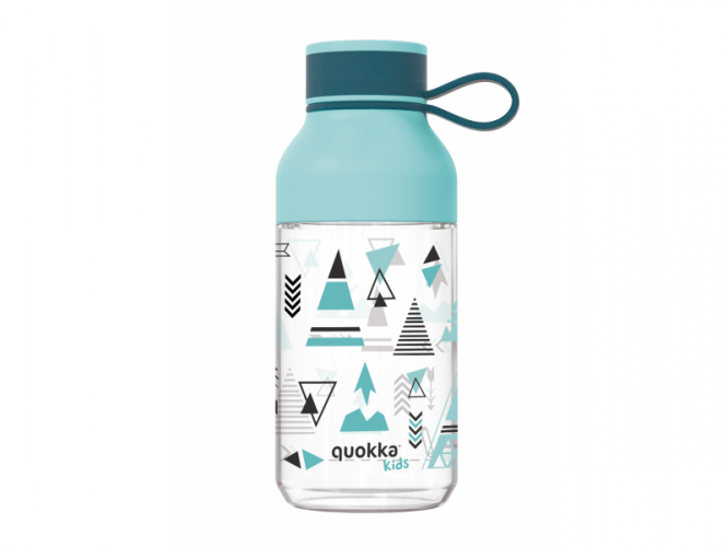 Quokka Plastová láhev Ice Kids s poutkem Indian 430 ml