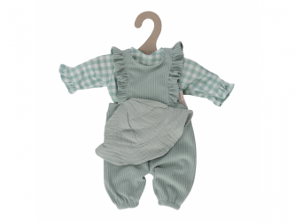 Little Dutch Oblečení na panenku Baby Green Check