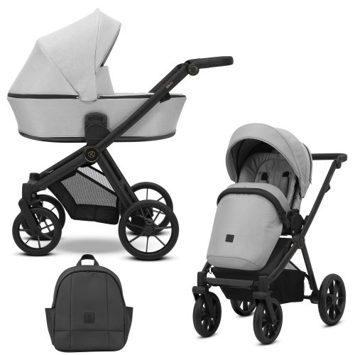 Kočárek Kunert Brav Black Br-03 Grey