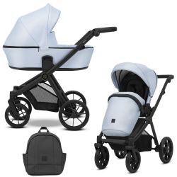 Kočárek Kunert Brav Black Bre- 014 Baby  Blue Eco