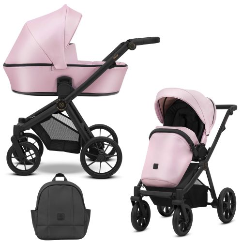 Kočárek Kunert Brav Black Bre- 015 Baby Pink Eco