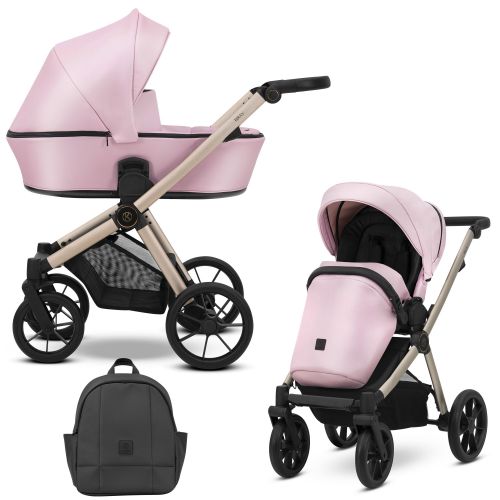 Kočárek Kunert Brav Champagne Bre- 15 Baby Pink Eco