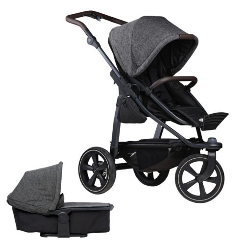 Kočárek TFK Set Mono2 combi push chair-air chamber wheel 2024 prem. anthracite