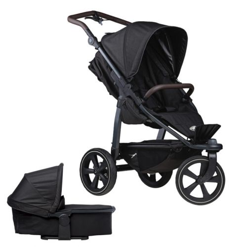 Kočárek TFK Set Mono2 stroller - air chamber wheel 2024 black