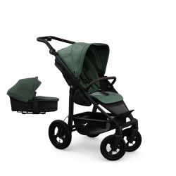 Kočárek TFK Mono4 SET combi pushchair + stroller seat - air wheel unit Olive