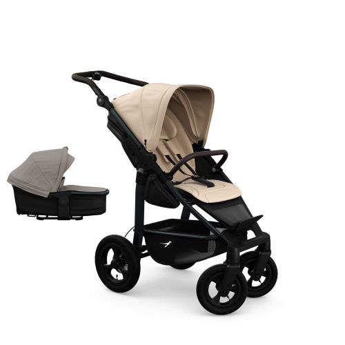 Kočárek TFK Mono4 SET combi pushchair + stroller seat - air wheel unit Sand