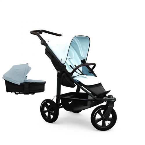 Kočárek TFK Mono3 SET combi pushchair + stroller seat - air chamber wheel unit Blue dual color