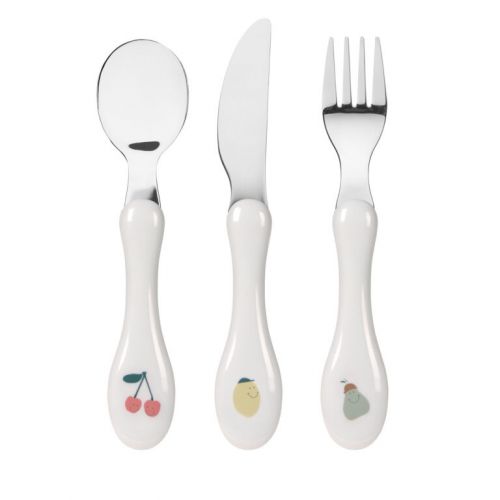 Lässig Dětský příbor Cutlery 3pcs Garden Happy Fruits