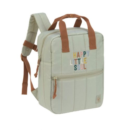 Lässig Dětský batůžek Mini Square Backpack Little Gang light khaki