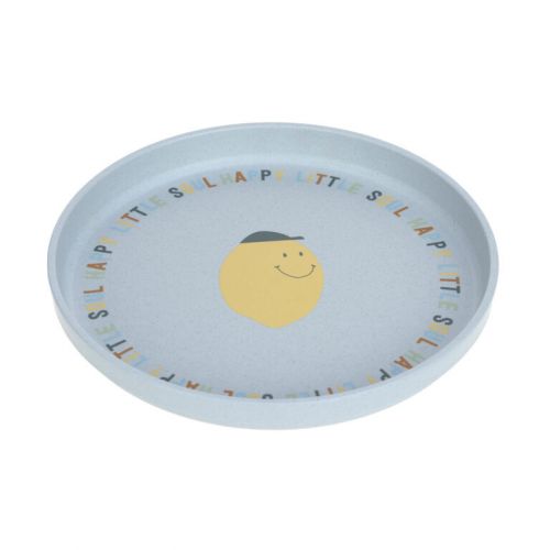 Lässig Talíř Plate PP/Cellulose Happy Fruits lemon