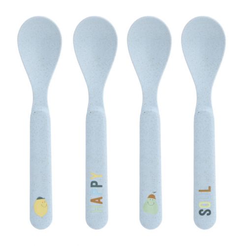 Lässig Lžičky Spoon Set PP/Cellulose Happy Fruits lemon