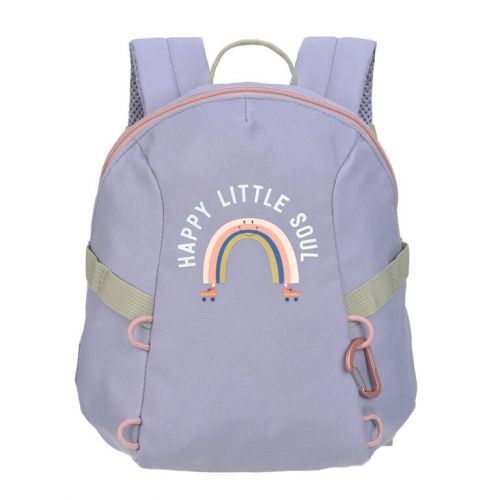 Lässig Dětský batůžek Tiny Backpack Outdoor Rainbow pastel lilac