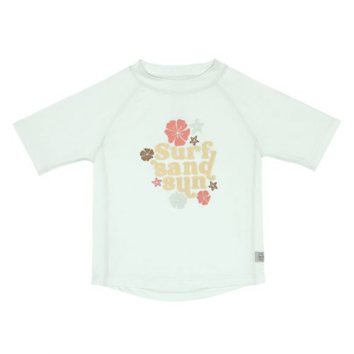 Lässig Tričko Short Sleeve Rashguard flowers sea foam 13-18 mo.