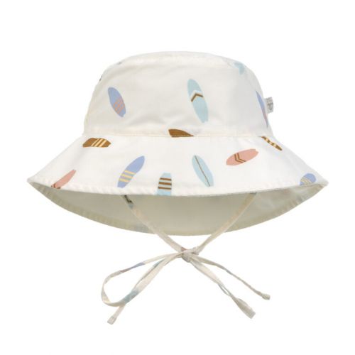 Sun Protection Bucket Hat surfboards sea salt 07-18 mo.