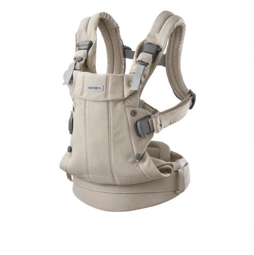 Babybjorn nosítko HARMONY Woven Light Beige mélange