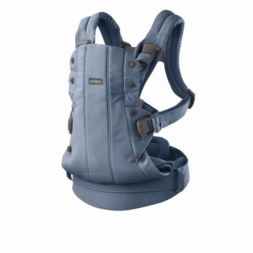 Babybjorn nosítko HARMONY Woven Light Blue mélange