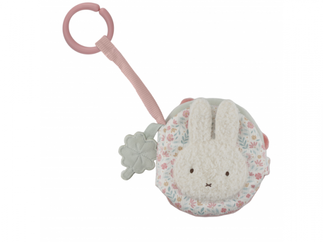 Little Dutch Závěsná textilní knížka králíček Miffy Lucky Blossom