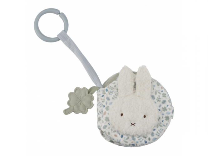 Little Dutch Závěsná textilní knížka králíček Miffy Lucky Leaves