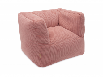 Jollein Křeslo dětské Beanbag Corduroy Wild Rose