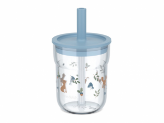Little Dutch Kelímek s brčkem 250 ml Forest Friends
