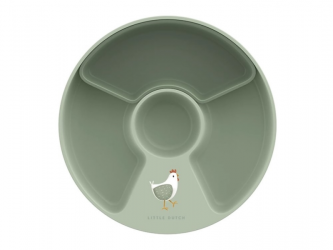 Little Dutch Dětský talíř dělený Farma