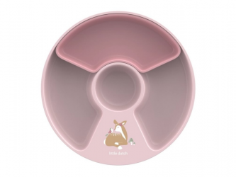 Little Dutch Dětský talíř dělený Fairy Garden