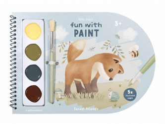 Little Dutch Omalovánky s vodovkami Forest Friends