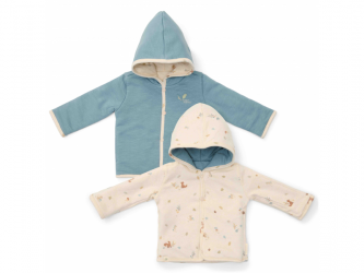 Little Dutch Kabátek oboustranný Stone Blue vel. 74