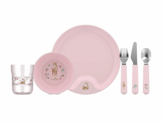 Little Dutch Dětská jídelní sada 6-dílná Fairy Garden