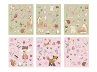 Little Dutch Sada se samolepkami Fairy Garden