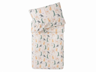 Jollein Povlečení 140x100 a 40x60 cm Jungle Jumbo