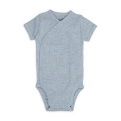 LODGER Body s krátkým rukávem Melange Blue Fogg vel. 56