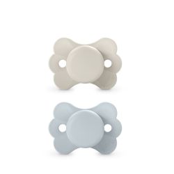 Suavinex Dudlík SX PRO fyziologický 2 ks WONDERLAND 0/6m modrý + krémový