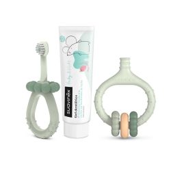 Suavinex Sada pro ústní hygienu zelená