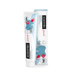 Suavinex Dětská zubní pasta JUNIOR s jahodovou příchutí 75 ml