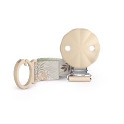 Suavinex Klip na dudlík se stuhou POETRY krémový