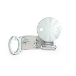 Suavinex Klip na dudlík se stuhou POETRY modrý