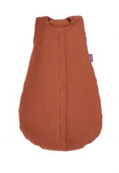 TRÄUMELAND Letní spací pytel Liebmich Musselin Terrakotta 110