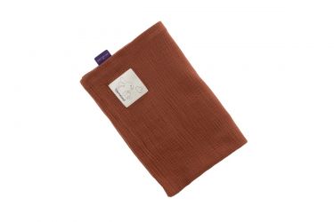 TRÄUMELAND Mušelínová deka 100 x 75 cm Terrakotta