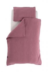 TRÄUMELAND Povlečení Musselin 100/135 + 40/60 Pflaume