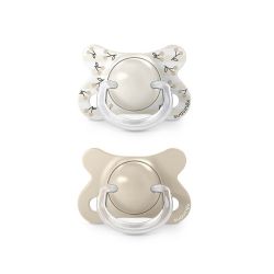 Suavinex Dudlík SX PRO fyziologický BIRDIES -2/2 m krémový