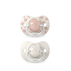 Suavinex Dudlík SX PRO fyziologický BIRDIES 6/18m 2 ks růžový