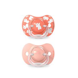 Suavinex Dudlík SX PRO fyziologický WILD & FREE +18m 2 ks růžový