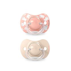 Suavinex Dudlík SX PRO fyziologický WILD & FREE 6/18m 2 ks růžový