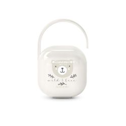 Suavinex Krabička na dudlík Wild & Free krémová
