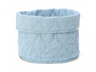 Little Dutch Košík textilní oboustranný velký Pure Denim Blue