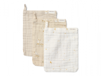 Little Dutch Žínky 3 ks Husa Newborn Naturals