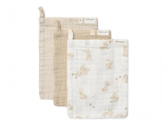 Little Dutch Žínky 3 ks Baby Bunny