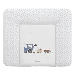 TRÄUMELAND Přebalovací podložka Little Farm Blau 75 x 85 cm