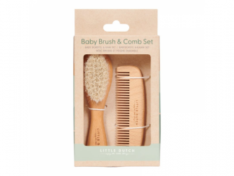 Little Dutch Dětský hřeben a kartáč dřevěný